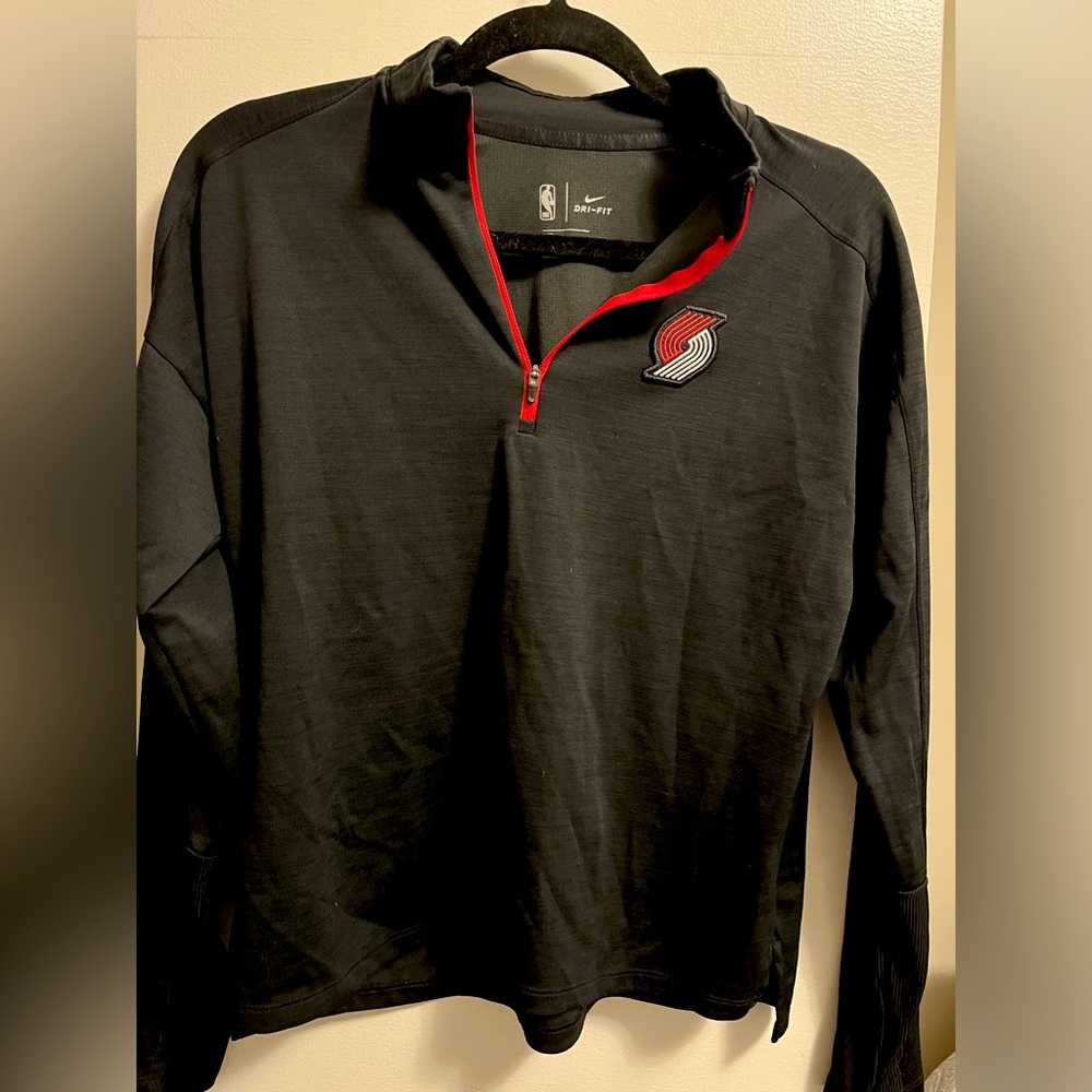 Nike DRI-FIT NBA Trailblazers half zip
